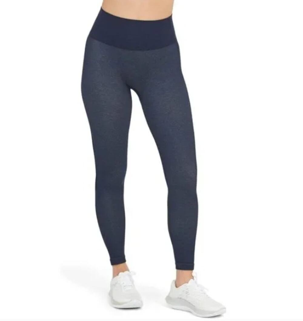Love Your ASSETS Spanx Womens Slimming Leggings Seamless Indigo Size Medium